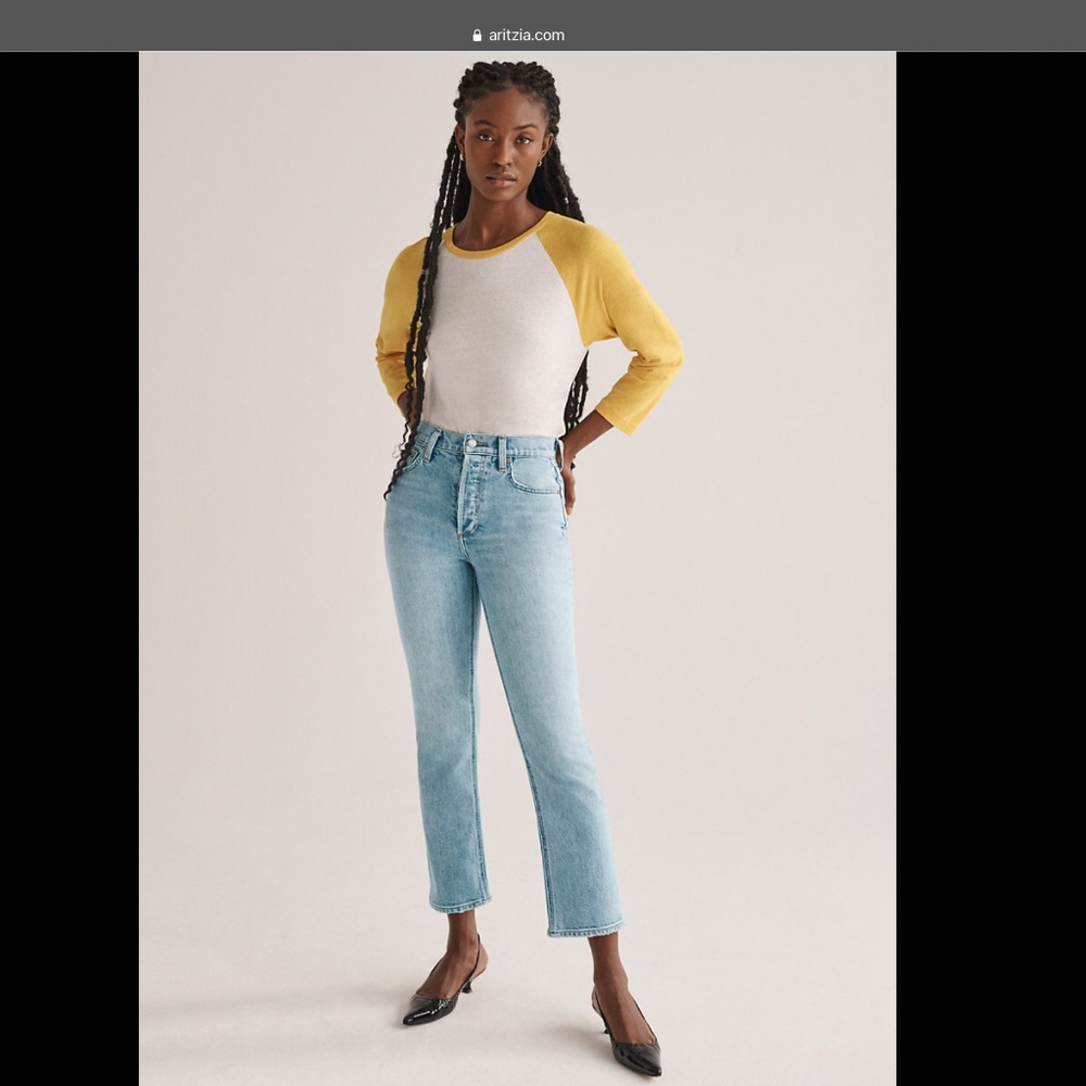 Denim Forum The Arlo High Rise Straight
